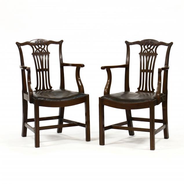 a-pair-of-chippendale-style-mahogany-armchairs