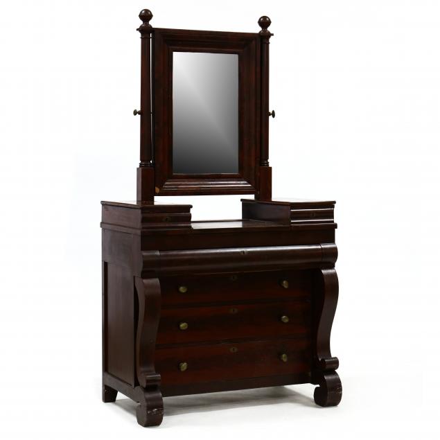 american-classical-mahogany-chest-with-mirror