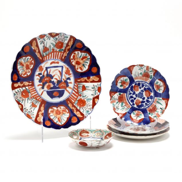 a-group-of-japanese-imari-porcelain