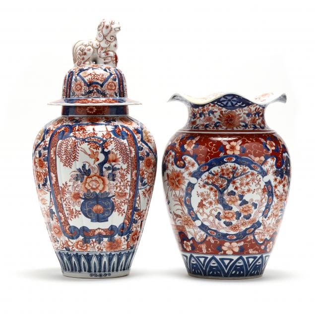 two-japanese-imari-porcelain