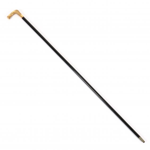 personalized-gold-handled-walking-cane