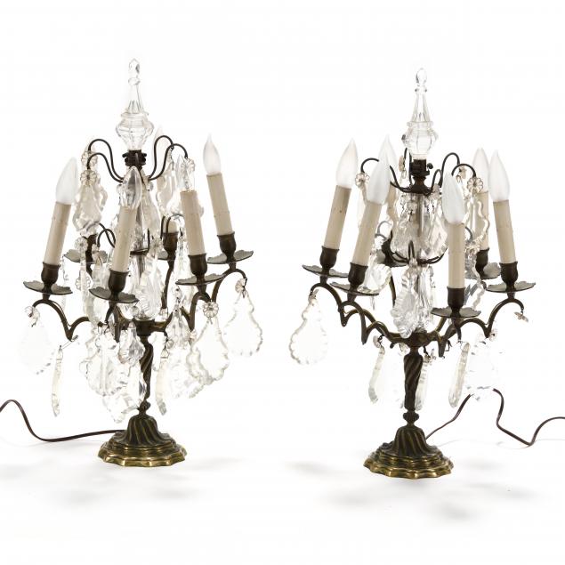 pair-of-antique-drop-prism-table-lamps