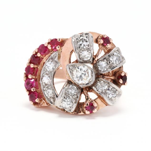 palladium-14kt-rose-gold-diamond-and-synthetic-ruby-ring
