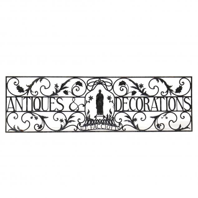 a-vintage-hand-wrought-iron-i-antiques-decorations-i-trade-sign