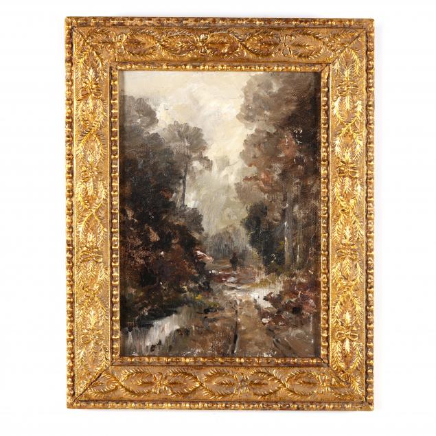 an-antique-impressionist-landscape-painting-with-figure