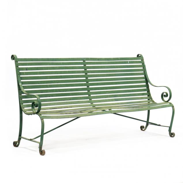 antique-iron-park-bench