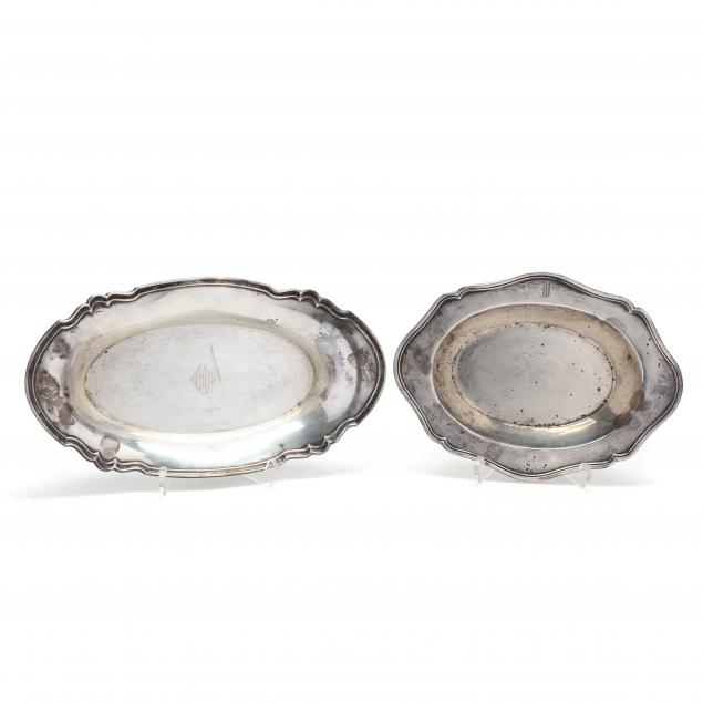 two-san-francisco-sterling-silver-oval-serving-dishes