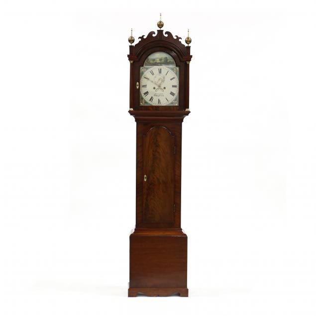 antique-english-mahogany-tall-case-clock-henry-baker