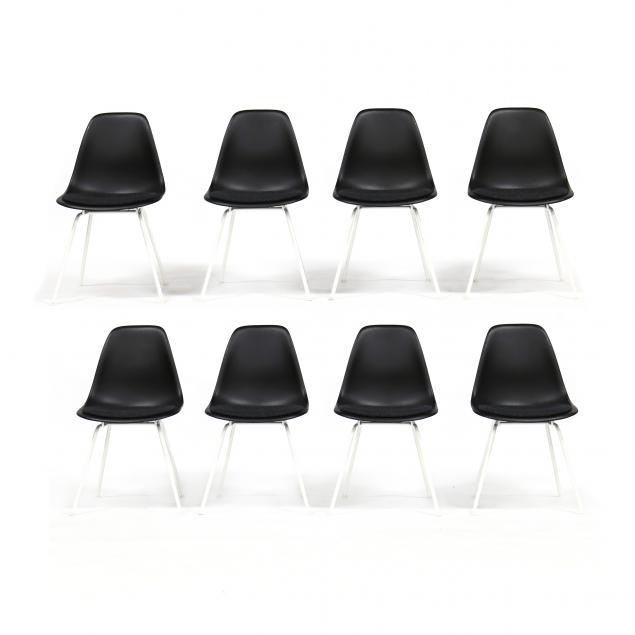 charles-and-ray-eames-set-of-eight-black-shell-chairs