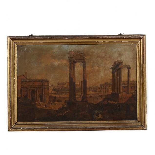 italian-school-mid-19th-century-the-roman-forum-with-laborers