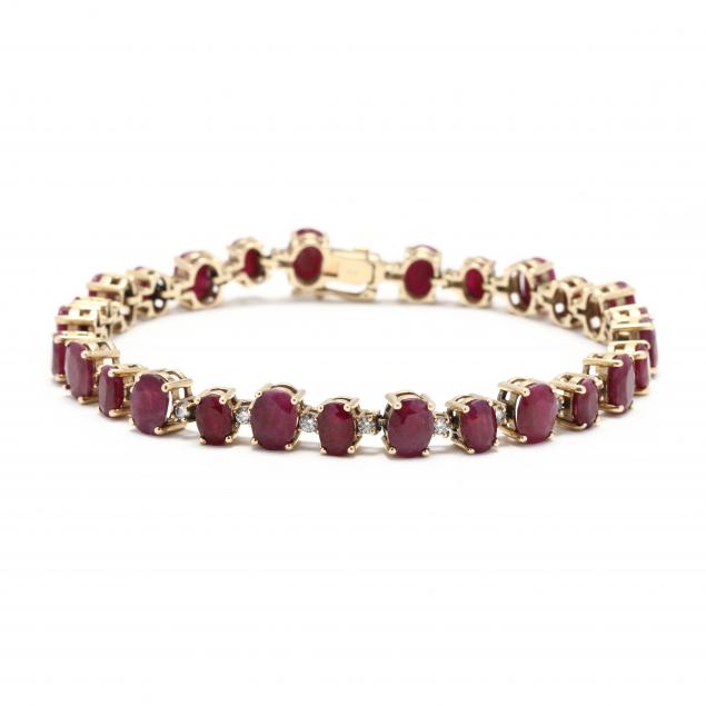 14kt-gold-ruby-and-diamond-bracelet