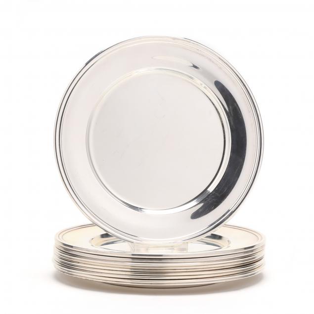 an-assembled-set-of-ten-sterling-silver-bread-plates