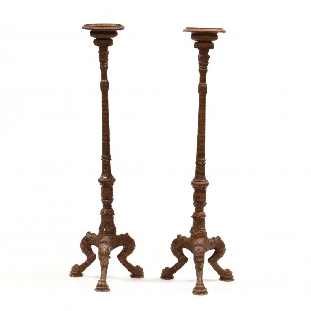 pair-of-continental-painted-iron-torchieres