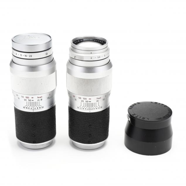 pair-of-vintage-leica-135mm-f-4-lenses