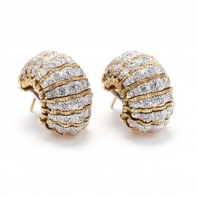 18kt-bi-color-gold-and-diamond-earrings-italy