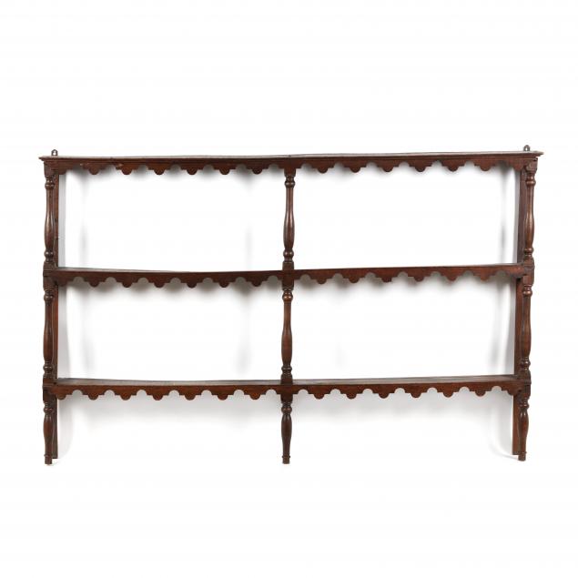 antique-french-oak-hanging-dish-shelf