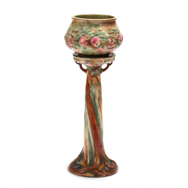 weller-art-pottery-jardiniere-and-pedestal-i-baldwin-i