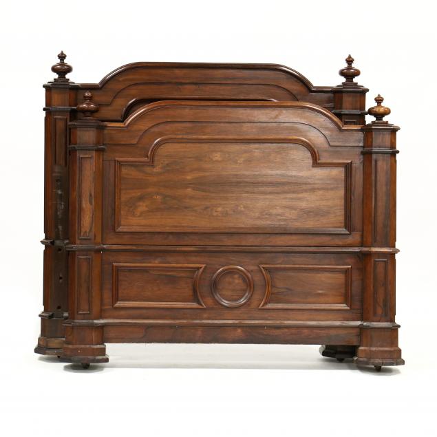 antique-american-rosewood-three-quarter-size-bed