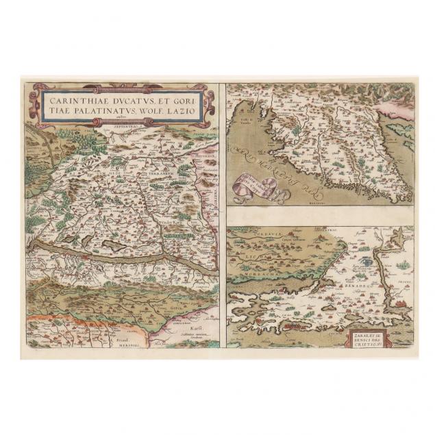 ortelius-abraham-i-carinthiae-ducatus-et-goritiae-palatinatus-wolf-lazio-auctore-i