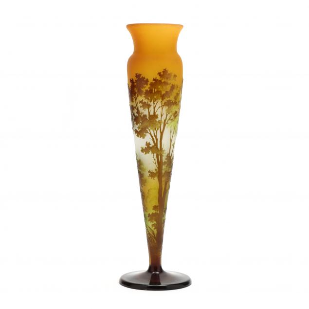 galle-cameo-art-glass-trumpet-vase