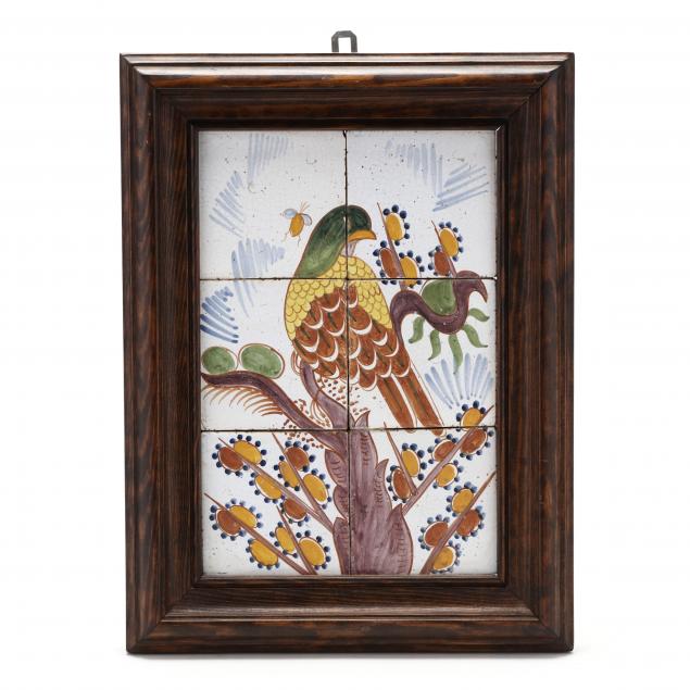 dutch-delft-polychrome-tile-panel-of-a-bird