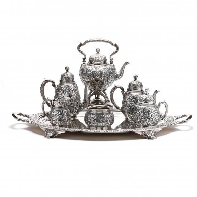 tiffany-co-antique-sterling-silver-repousse-tea-coffee-service