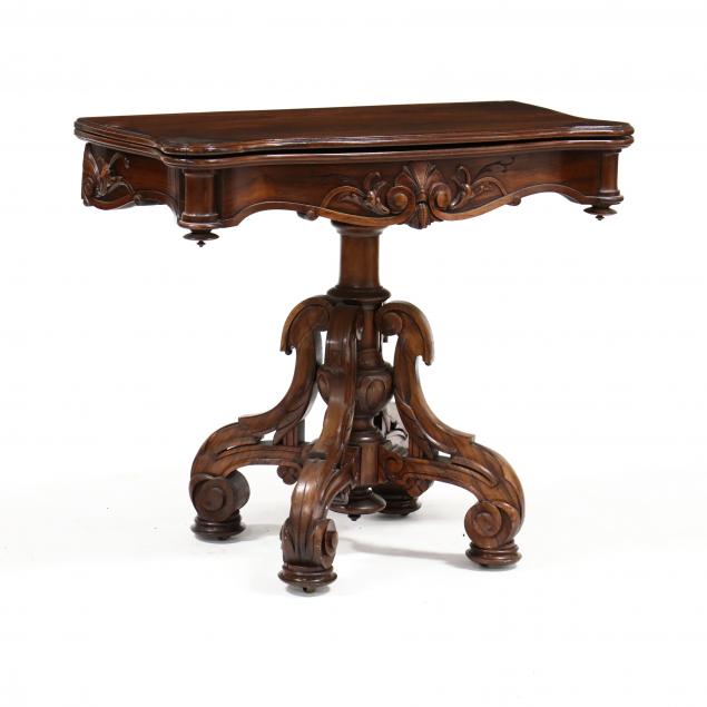 american-rococo-revival-carved-rosewood-card-table