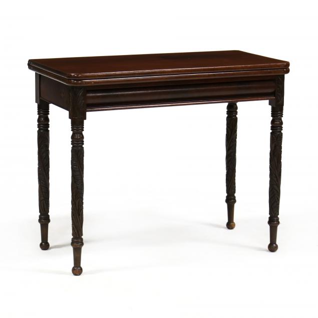 american-classical-carved-mahogany-card-table