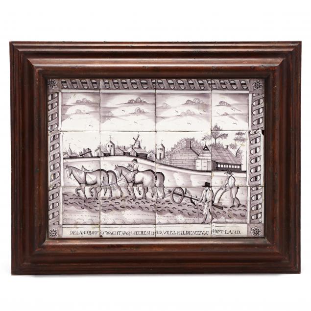 dutch-delft-farm-scene-tile-panel