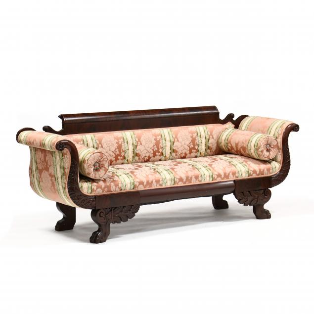 american-classical-carved-mahogany-sofa