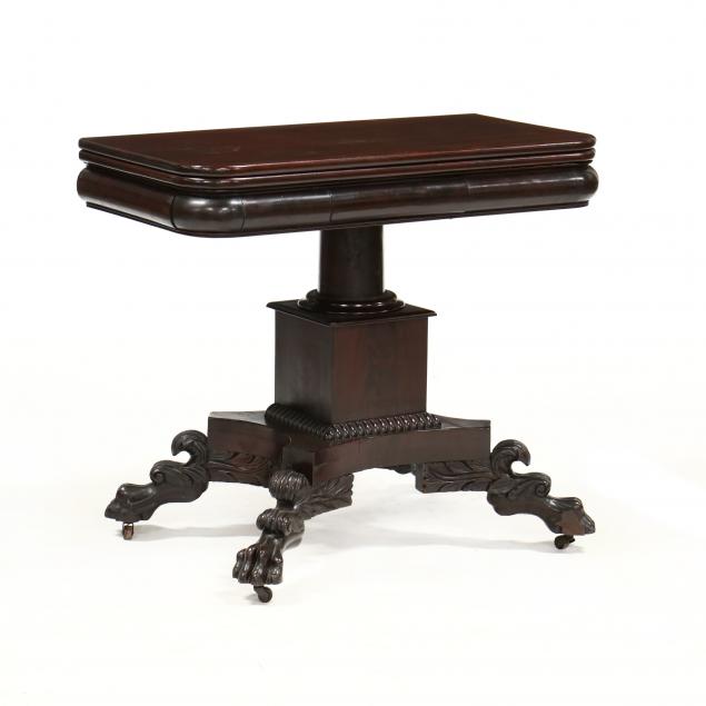 american-classical-carved-mahogany-game-table