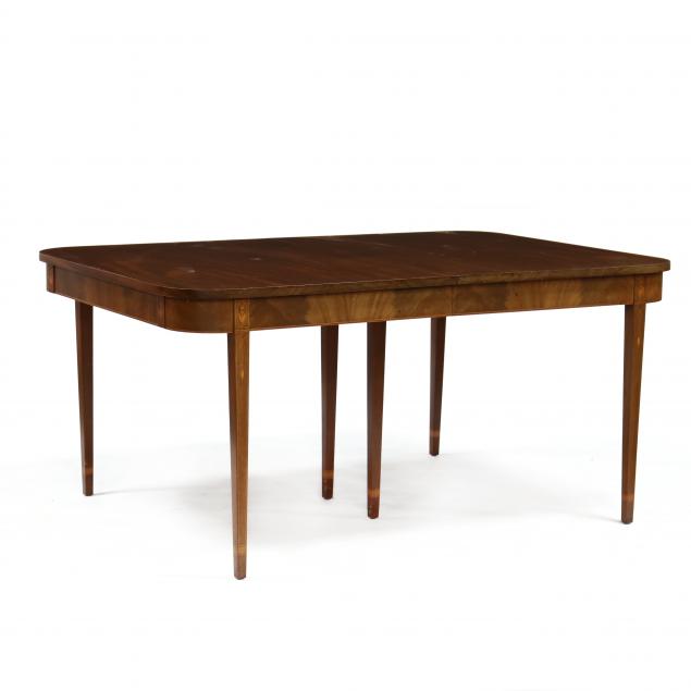 hepplewhite-style-inlaid-mahogany-dining-table