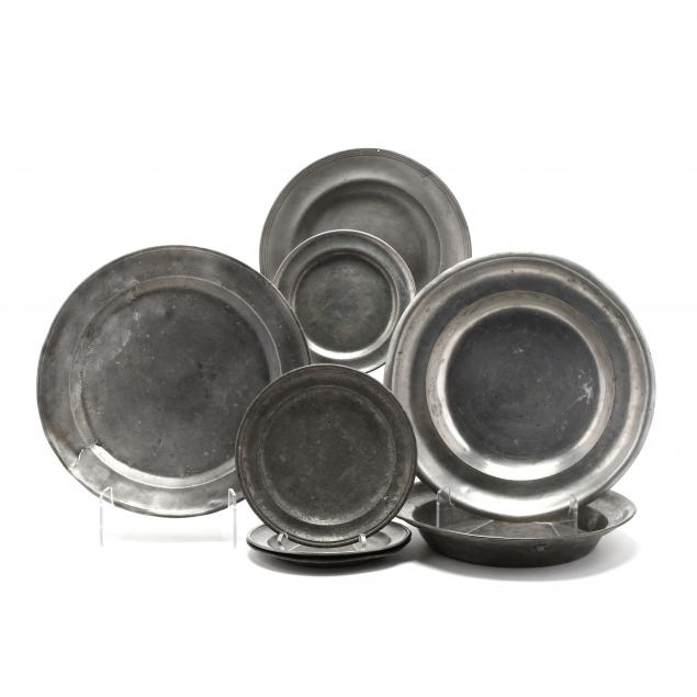 eight-pewter-serving-items