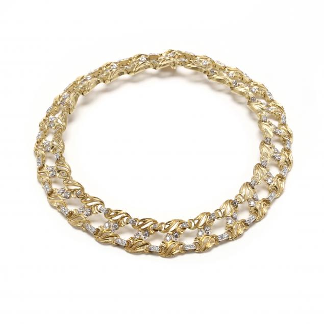 18kt-bi-color-gold-and-diamond-necklace