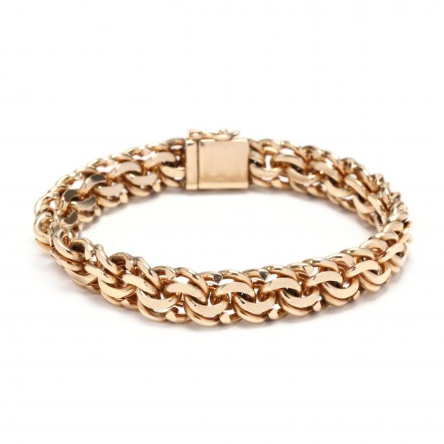 vintage-14kt-gold-bracelet-tiffany-co