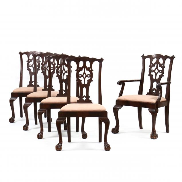 set-of-five-chippendale-style-carved-mahogany-dining-chairs