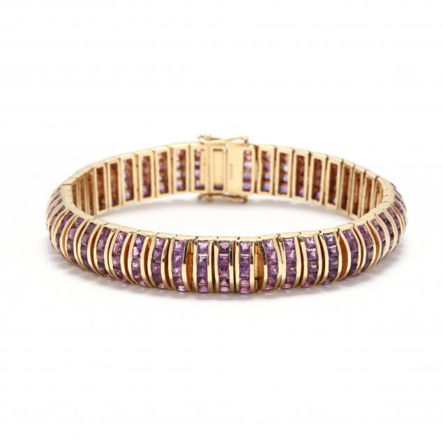 14kt-gold-and-amethyst-bracelet
