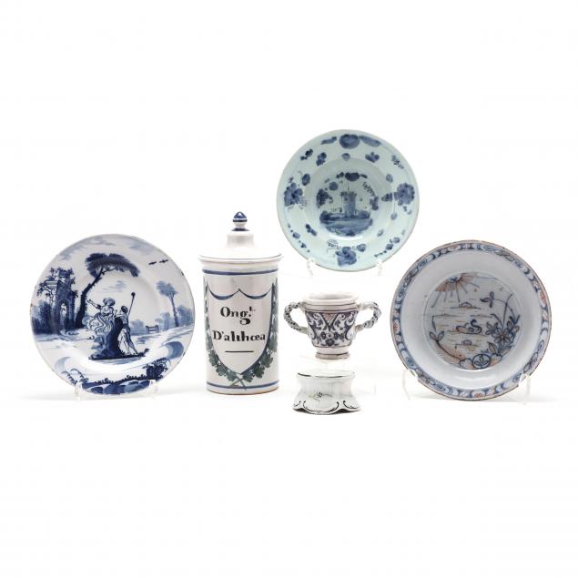 a-selection-of-six-antique-faience-pieces