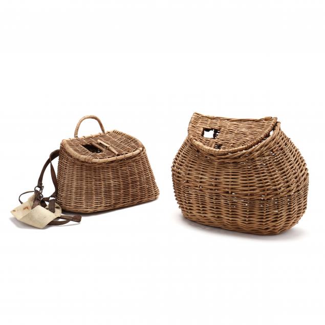 two-english-wicker-fishing-creels