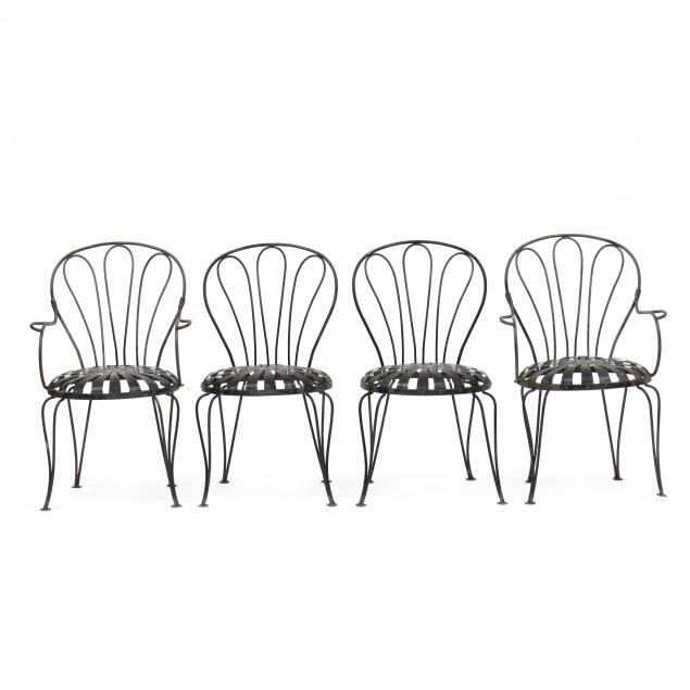 att-francois-a-carre-four-i-sunburst-i-garden-chairs