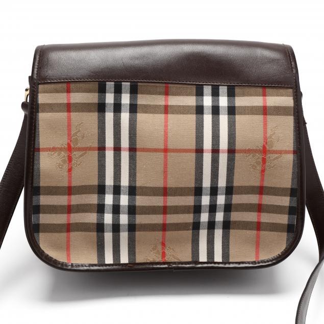 Vintage Market Plaid Messenger Bag, Burberry (Lot 3190 - March Estate ...