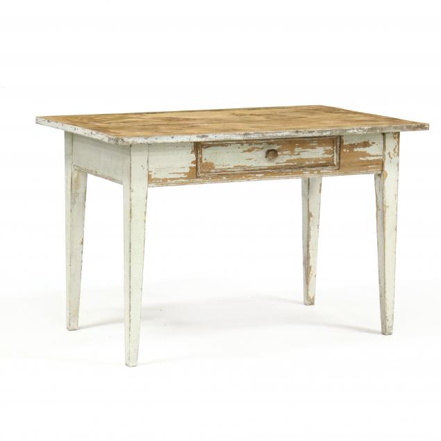 painted-pine-one-drawer-farm-table