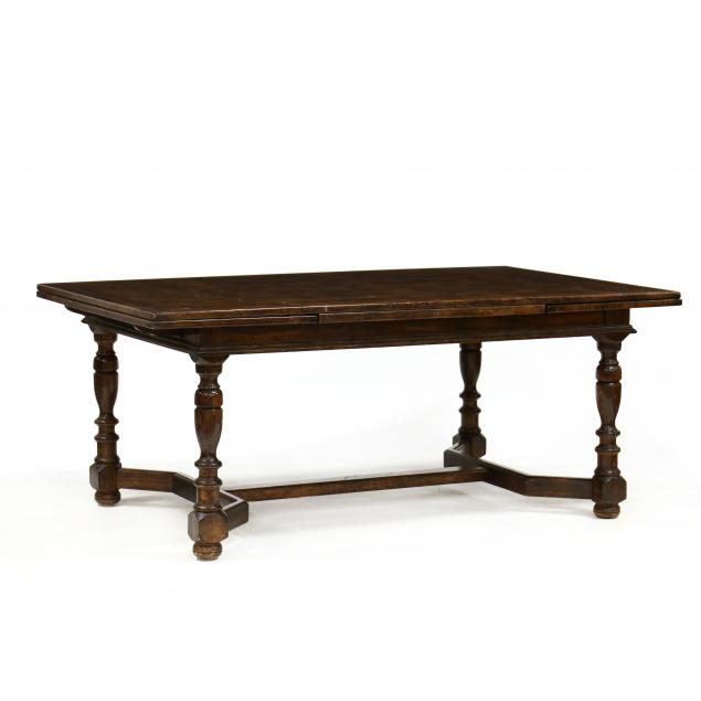 english-style-oak-draw-leaf-dining-table