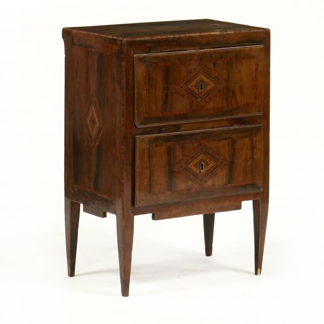 italian-inlaid-walnut-two-drawer-stand