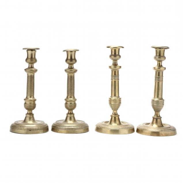 two-pairs-of-french-empire-brass-candlesticks