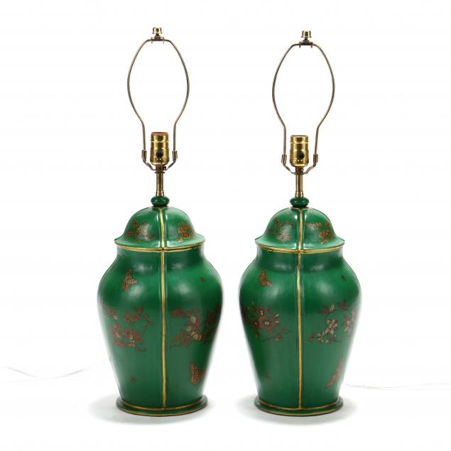 pair-of-vintage-green-chinoiserie-lamps