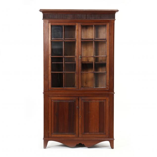 southern-federal-walnut-reeded-corner-cupboard