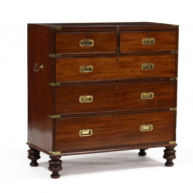 english-mahogany-campaign-chest-of-drawers