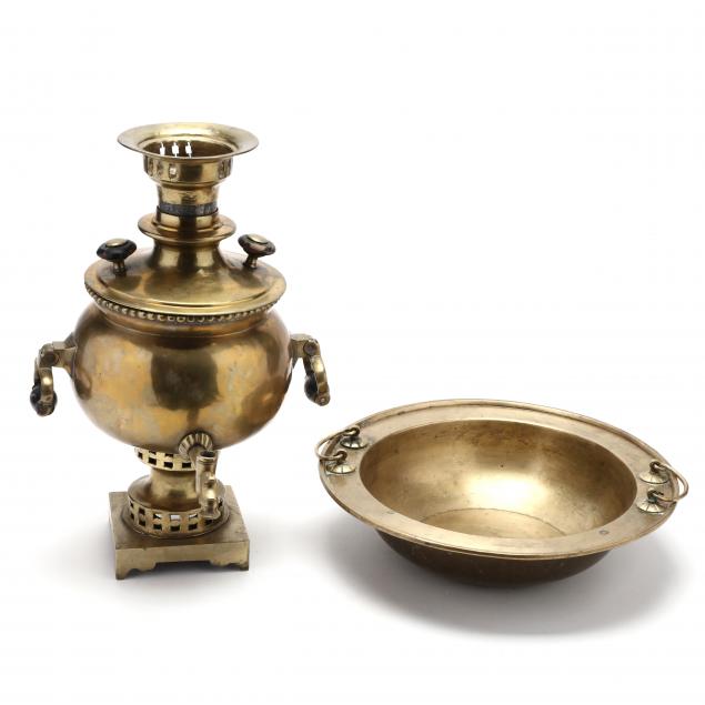 a-russian-brass-samovar-and-an-east-asian-brass-bowl