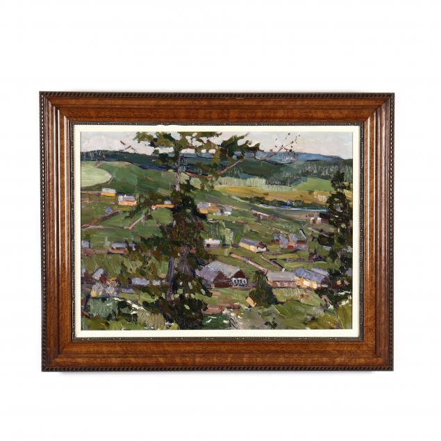 gorov-nikolai-alexandrovich-russian-1919-1999-impressionist-landscape